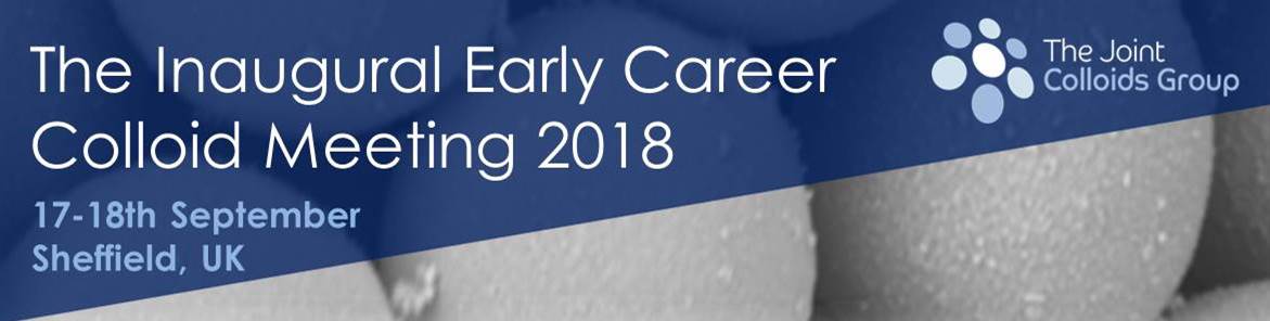 Early Career Colloids 2018 banner ad